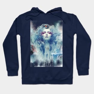 Watercolor woman illustration Hoodie